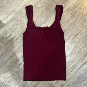 Loft knit tank top